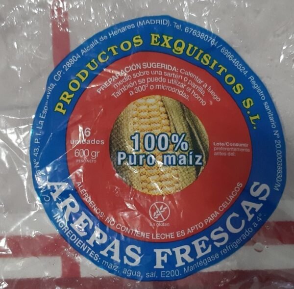 Arepa sin sal Exquisitos
