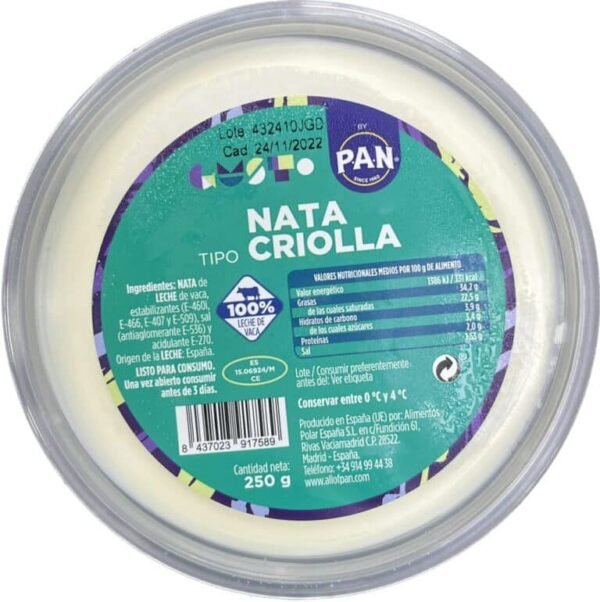 Nata Criolla PAN